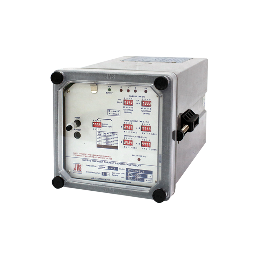 Four Pole, Non-Directional, 3 O/C + 1 E/F Relay