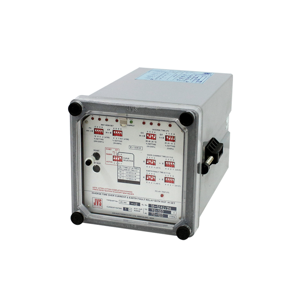 Four Pole, Non-Directional, 3 O/C + 1 E/F Relay With Inst. Highset For Both O/C And E/F Elements
