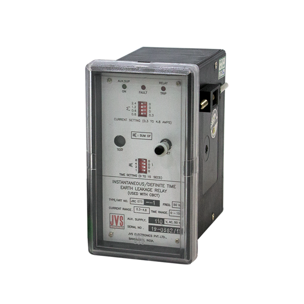 Earth Leakage Relay (SETTING Range 0.3 To 4.8A)